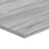 Wall Shelves Set of 4 - Grey Sonoma, Engineered Wood | Hipo Market