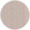 Shaggy Rug PAMPLONA High Pile Modern Beige Ø 80 cm