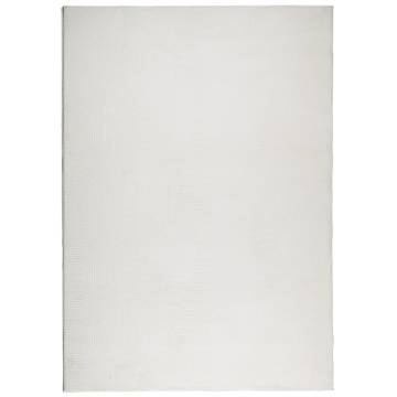 Rug IZA Short Pile Scandinavian Look Cream 140x200 cm