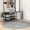 Shaggy Rug PAMPLONA High Pile Modern Grey Ø 160 cm Colour grey Size Ø 160 cm 