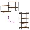 Wall Shelves 4 pcs Smoked Oak - Stylish Storage Solutions