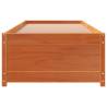 Day Bed Wax Brown 75x190 cm - Solid Pine Wood | HipoMarket