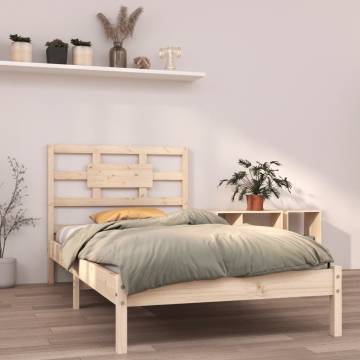 Timeless Solid Wood Bed Frame 90x200 cm for Your Bedroom