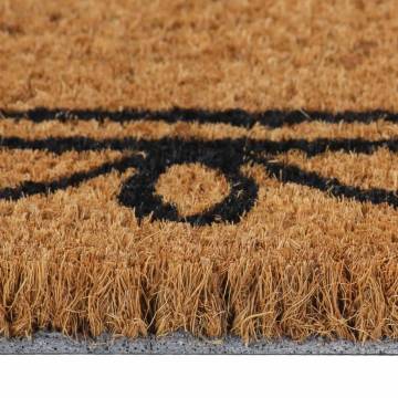 Natural Coir Door Mat 40x60 cm - Durable & Stylish | Hipo Market