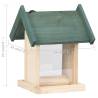 Bird Feeders 4 pcs Firwood - Durable & Stylish for Your Garden