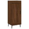 Stylish Highboard in Brown Oak - 34.5x34x180 cm