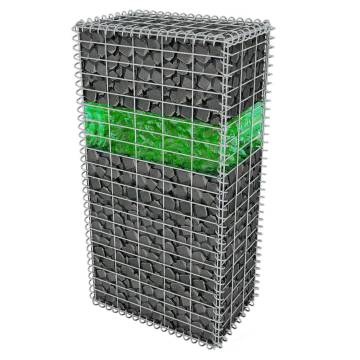 Gabion Rocks Glass Green 60-120 mm - 25 kg for Stunning Décor