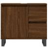 3 Piece Brown Oak Bathroom Furniture Set | Hipo Market