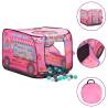 Children Play Tent with 250 Balls Pink 70x112x70 cm Colour multicolour 1 Quantity in Package 1 