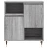 Elegant 3-Piece Grey Sonoma Engineered Wood Sideboard Set