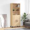 Highboard Sonoma Oak 69.5x34x180 cm Engineered Wood Colour sonoma oak Quantity in Package 1 Model 2 doors 