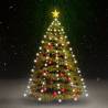 Christmas Tree Net Lights with 180 LEDs Cold White 180 cm Colour cold white Size 180 cm Quantity in Package 1 Bulb Quantity 