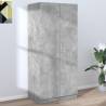 Concrete Grey Wardrobe 80x52x180 cm - Stylish Storage Solution