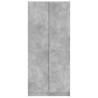 Concrete Grey Wardrobe 80x52x180 cm - Stylish Storage Solution