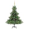 Nordmann Fir Artificial Christmas Tree LED&Ball Set Green 210cm Colour rose Size 210 x 150 cm Quantity in Package 1 Number of Branch Tips 