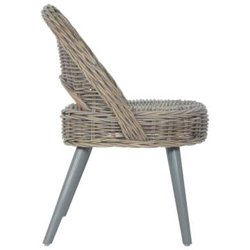 Stylish Kubu Rattan Grey Sofa Chair | Hipomarket UK