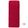 Burgundy Beach Towels Set - 4 pcs, 60x135 cm, 400 GSM