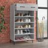 Shoe Cabinet Grey Sonoma - Stylish & Practical Storage Solution