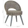 Stylish Kubu Rattan Grey Sofa Chair | Hipomarket UK