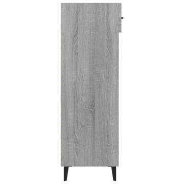 Shoe Cabinet Grey Sonoma - Stylish & Practical Storage Solution