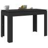 Stylish Black Dining Table 120x60 cm - Durable & Easy to Clean