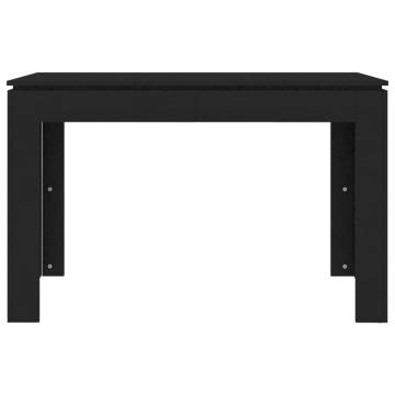 Stylish Black Dining Table 120x60 cm - Durable & Easy to Clean