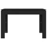 Stylish Black Dining Table 120x60 cm - Durable & Easy to Clean