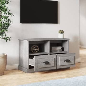 Stylish Grey Sonoma TV Cabinet - 80x35x50 cm | HipoMarket