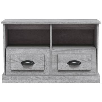 Stylish Grey Sonoma TV Cabinet - 80x35x50 cm | HipoMarket