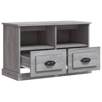 Stylish Grey Sonoma TV Cabinet - 80x35x50 cm | HipoMarket