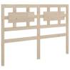 Solid Wood Bed Frame 140x200 cm - Timeless Design | Hipo Market