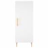 Stylish Highboard White - 34.5x34x180 cm Engineered Wood