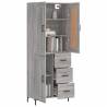 Elegant Highboard Grey Sonoma - Stylish Storage Solution