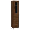 Elegant Highboard Brown Oak - Stylish Storage Solution