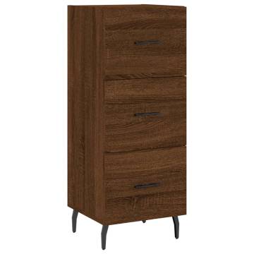 Elegant Highboard Brown Oak - Stylish Storage Solution