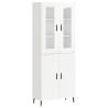 Highboard High Gloss White - Stylish Storage Cabinet | HipoMarket