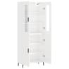 Highboard High Gloss White - Stylish Storage Cabinet | HipoMarket