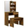 Dressing Table Set - Smoked Oak | Stylish & Functional Design