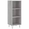 Highboard Grey Sonoma - Elegant Engineered Wood Storage