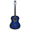 Beginner Classical Guitar with Bag - Blue 4/4 39"