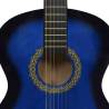 Beginner Classical Guitar with Bag - Blue 4/4 39"