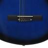 Beginner Classical Guitar with Bag - Blue 4/4 39"