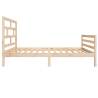 Solid Wood Pine Bed Frame 100x200 cm - Modern & Stylish