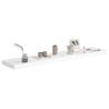 Stylish Floating Wall Shelves - 4 pcs White | HipoMarket