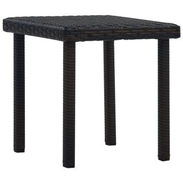 Garden Tea Table Brown 40x40 cm - Stylish Outdoor Furniture