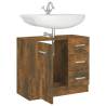 Sink Cabinet Smoked Oak 63x30x54 cm | Stylish Bathroom Storage