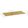 Solid Oak Wood Table Top 100x60 cm - Rustic Charm for Dining