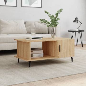 Sonoma Oak Coffee Table - Stylish & Durable 90x50x40 cm