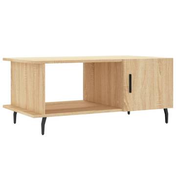 Sonoma Oak Coffee Table - Stylish & Durable 90x50x40 cm