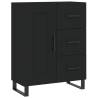 Stylish Highboard Black 69.5x34x180 cm - Durable & Elegant